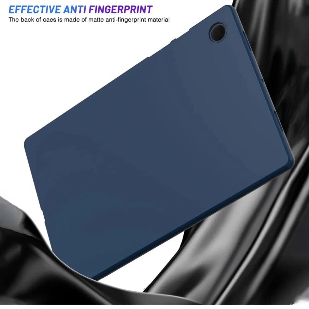 Galaxy Galaxy Tab A8 Case 2022, Clear Rubber Soft Skin Silicone Side Corner
